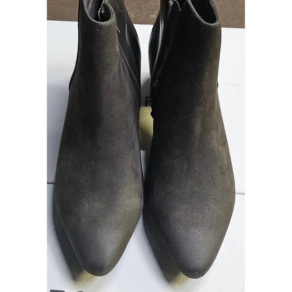 Rockport Chilmark 2 Part Leather Suede‎ Ankle Boots CH0211 Womens 8W Olive